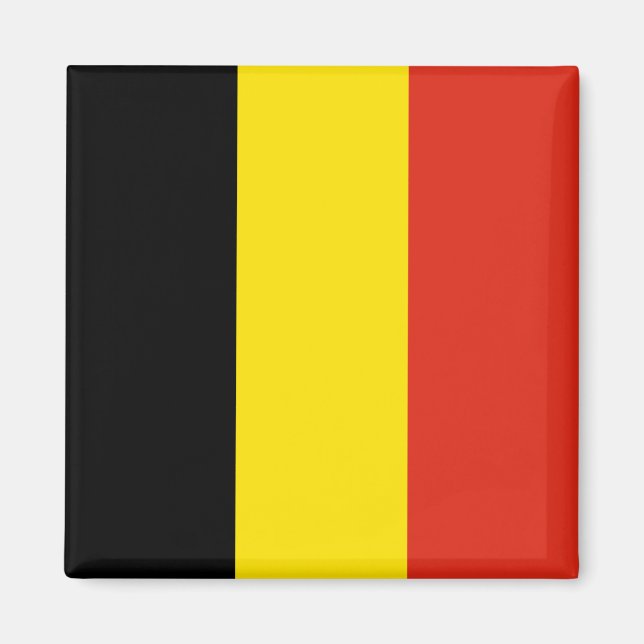 Imán Magnate de Bandera de Bélgica (Frente)