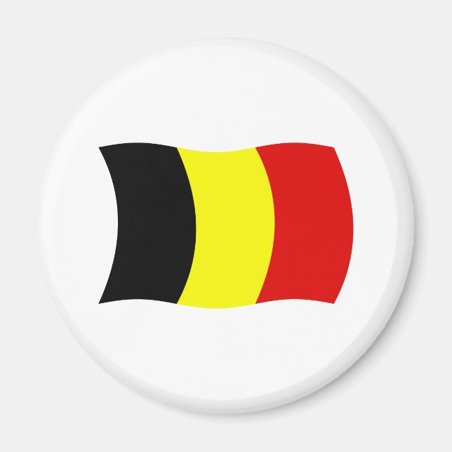 Imán Magnate de Bandera de Bélgica (Frente)