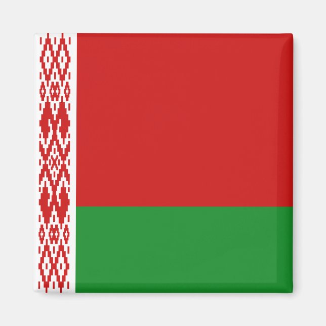 Imán Magnate de bandera de Bielorrusia (Frente)