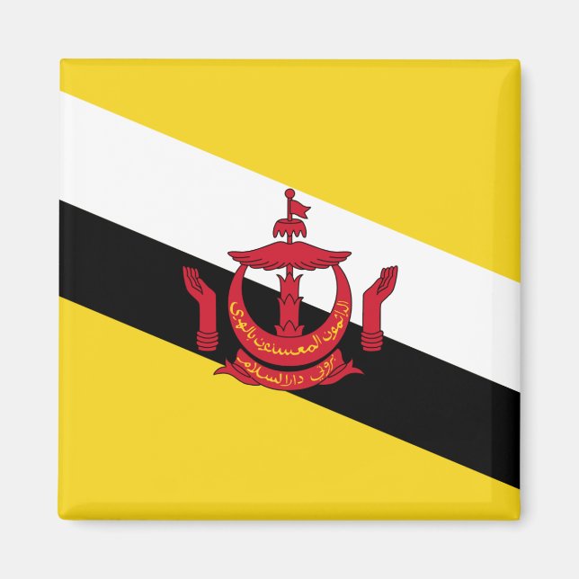 Imán Magnate de Bandera de Brunéi (Frente)