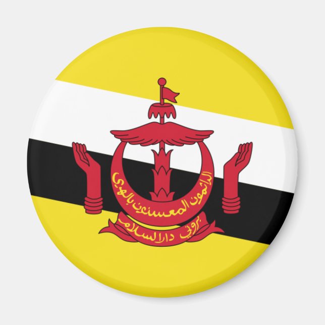Imán Magnate de Bandera de Brunéi (Frente)