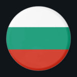Imán Magnate de bandera de Bulgaria<br><div class="desc">Magnet con la bandera de Bulgaria.</div>