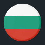 Imán Magnate de bandera de Bulgaria<br><div class="desc">Magnet con la bandera de Bulgaria.</div>