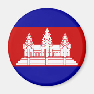 Imán Magnate de bandera de Camboya