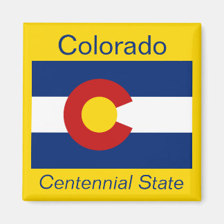 Imán Magnate de Bandera de Colorado