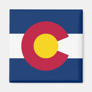Imán Magnate de Bandera de Colorado