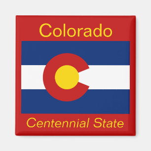 Imán Magnate de Bandera de Colorado
