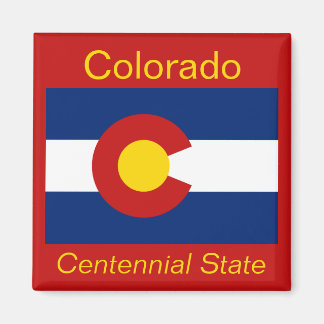 Imán Magnate de Bandera de Colorado