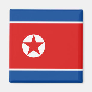 Imán Magnate de bandera de Corea del Norte