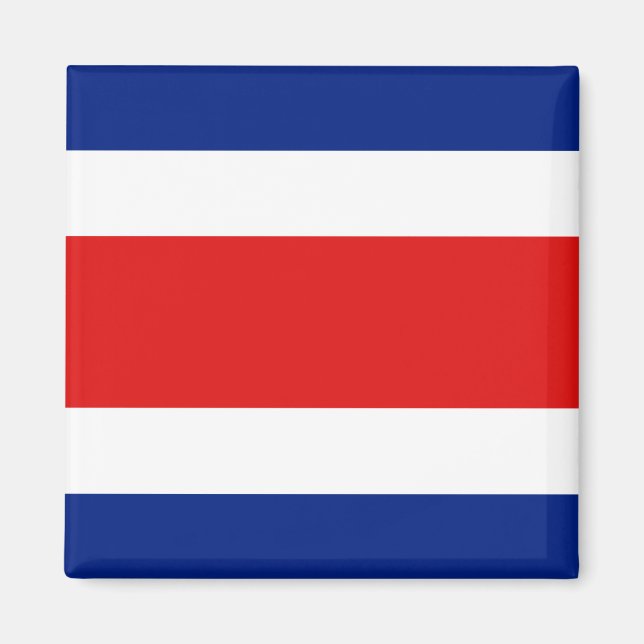 Imán Magnate de Bandera de Costa Rica (Frente)