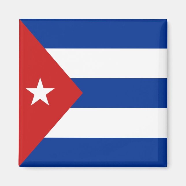 Imán Magnate de Bandera de Cuba (Frente)