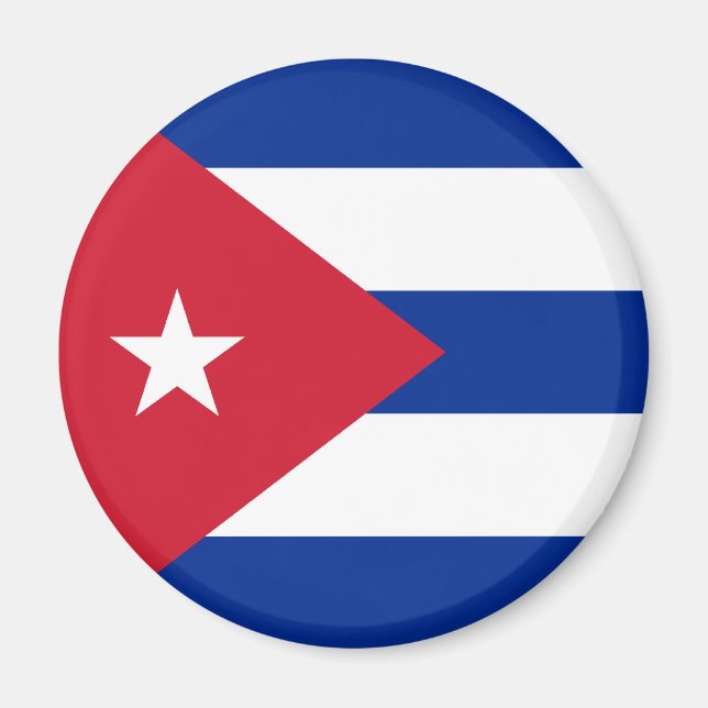 Imán Magnate de Bandera de Cuba (Frente)