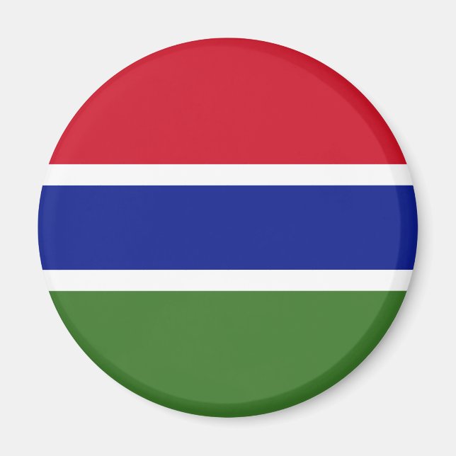 Imán Magnate de bandera de Gambia (Frente)