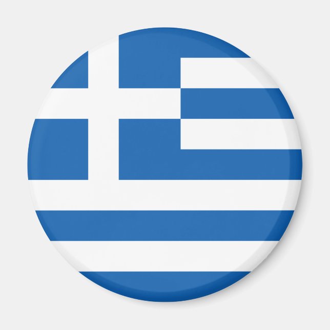 Imán Magnate de bandera de Grecia (Frente)