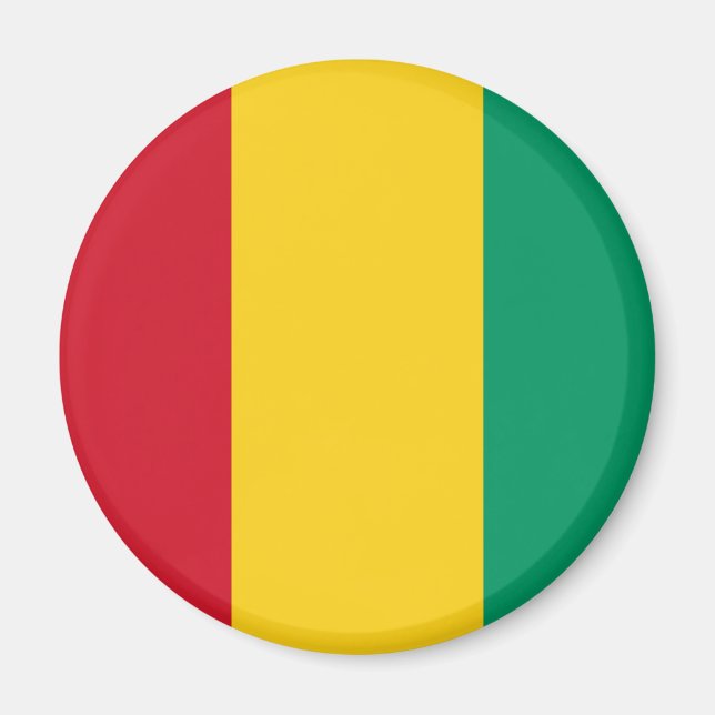 Imán Magnate de Bandera de Guinea (Frente)