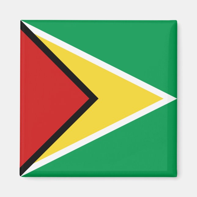 Imán Magnate de bandera de Guyana (Frente)