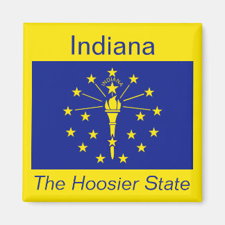 Imán Magnate de Bandera de Indiana