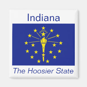 Imán Magnate de Bandera de Indiana