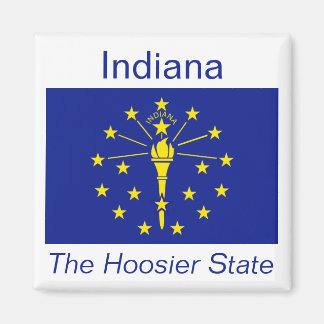 Imán Magnate de Bandera de Indiana