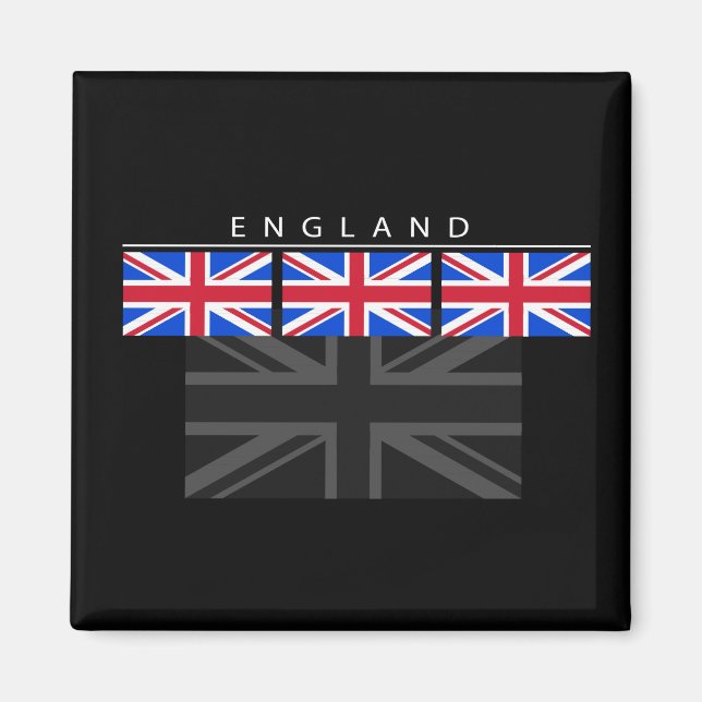 Imán Magnate de Bandera de Inglaterra (Frente)
