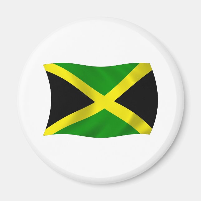 Imán Magnate de Bandera de Jamaica (Frente)