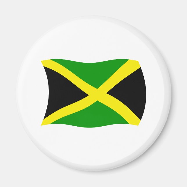 Imán Magnate de Bandera de Jamaica (Frente)