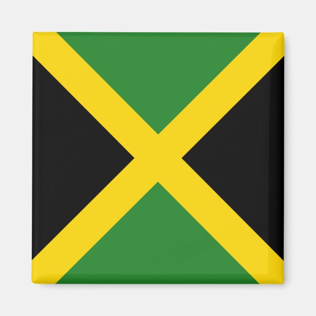 Imán Magnate de Bandera de Jamaica (Frente)
