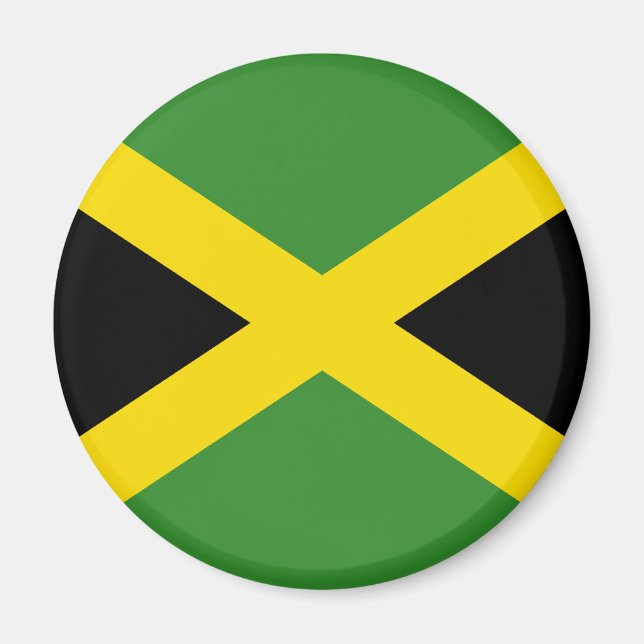 Imán Magnate de Bandera de Jamaica (Frente)