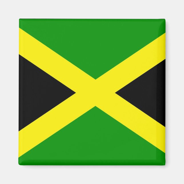 Imán Magnate de Bandera de Jamaica (Frente)