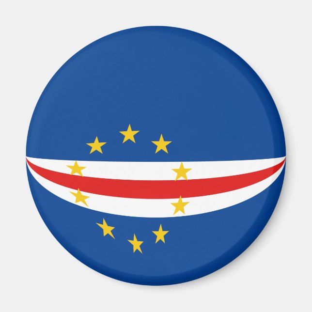 Imán Magnate de bandera de la pesca de Cabo Verde (Frente)