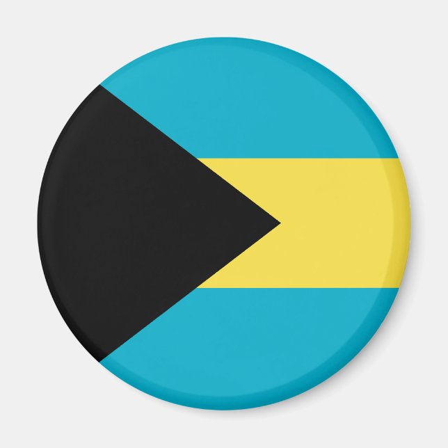 Imán Magnate de bandera de las Bahamas (Frente)