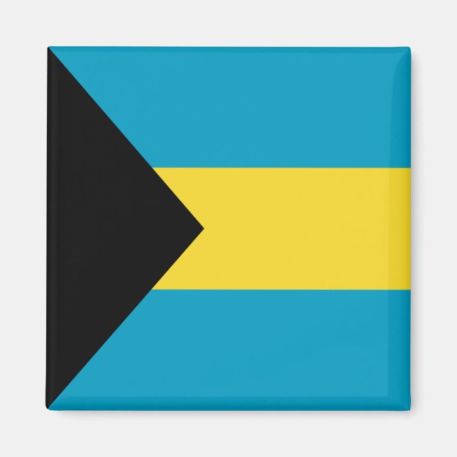 Imán Magnate de bandera de las Bahamas (Frente)