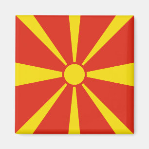Imán Magnate de bandera de Macedonia del Norte