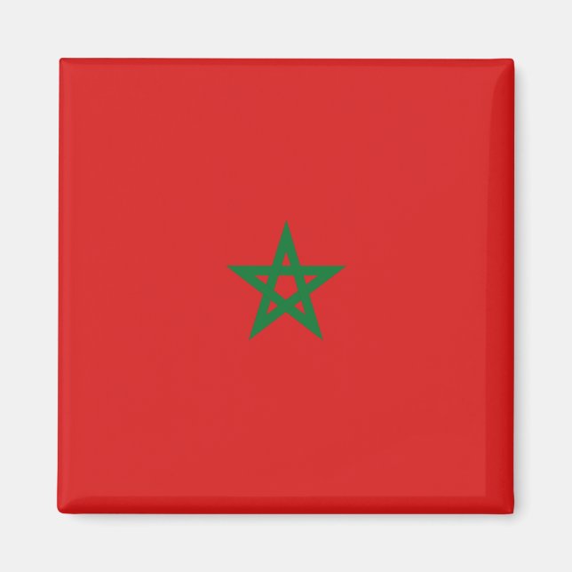 Imán Magnate de bandera de Marruecos (Frente)