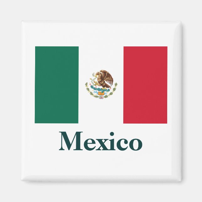 Imán Magnate de Bandera de México (Frente)