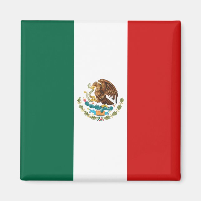 Imán Magnate de Bandera de México (Frente)