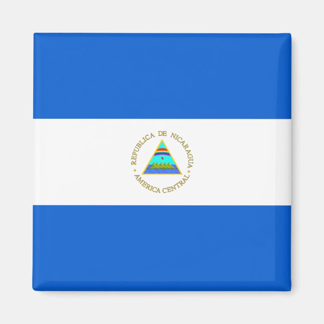 Imán Magnate de Bandera de Nicaragua (Frente)