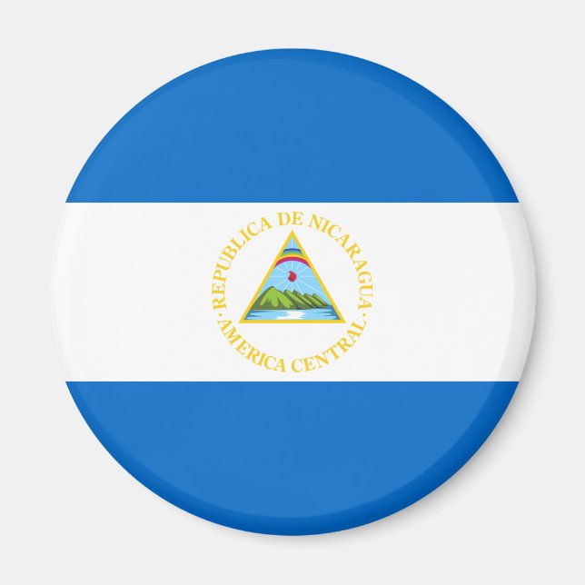 Imán Magnate de Bandera de Nicaragua (Frente)