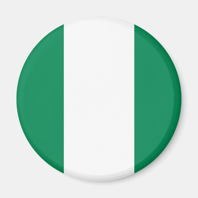 Imán Magnate de bandera de Nigeria (Frente)