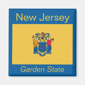 Imán Magnate de Bandera de Nueva Jersey