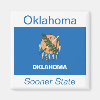 Imán Magnate de Bandera de Oklahoma