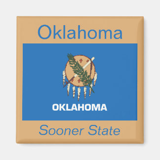 Imán Magnate de Bandera de Oklahoma