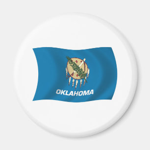 Imán Magnate de Bandera de Oklahoma
