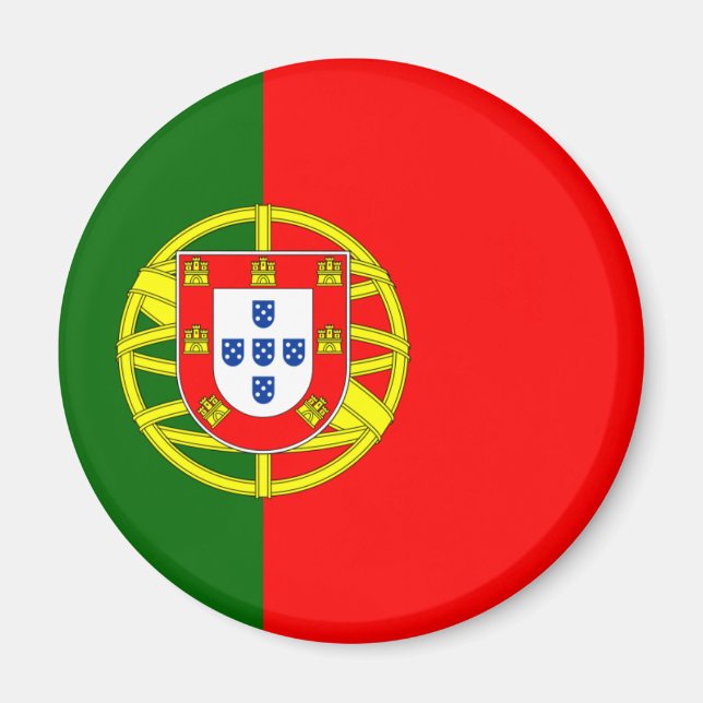 Imán Magnate de Bandera de Portugal (Frente)