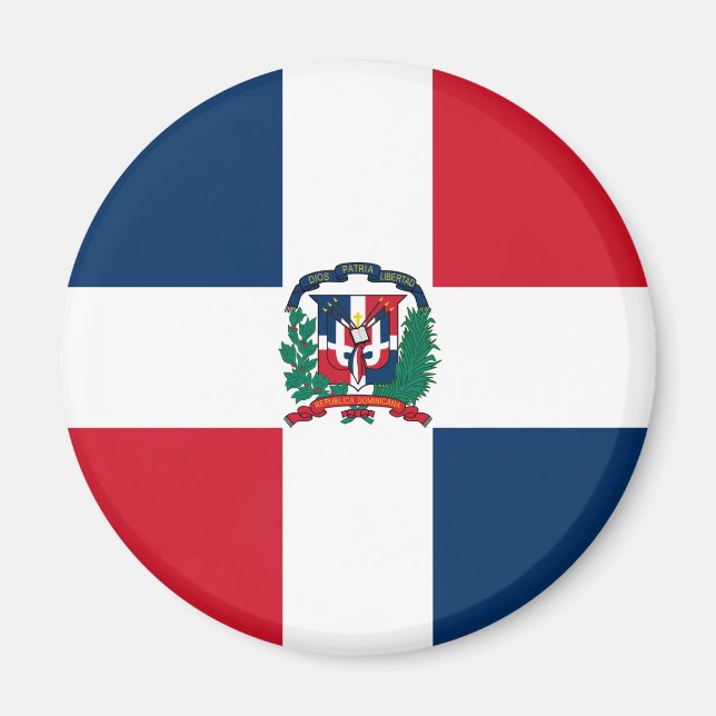 Imán Magnate de Bandera de República Dominicana (Frente)
