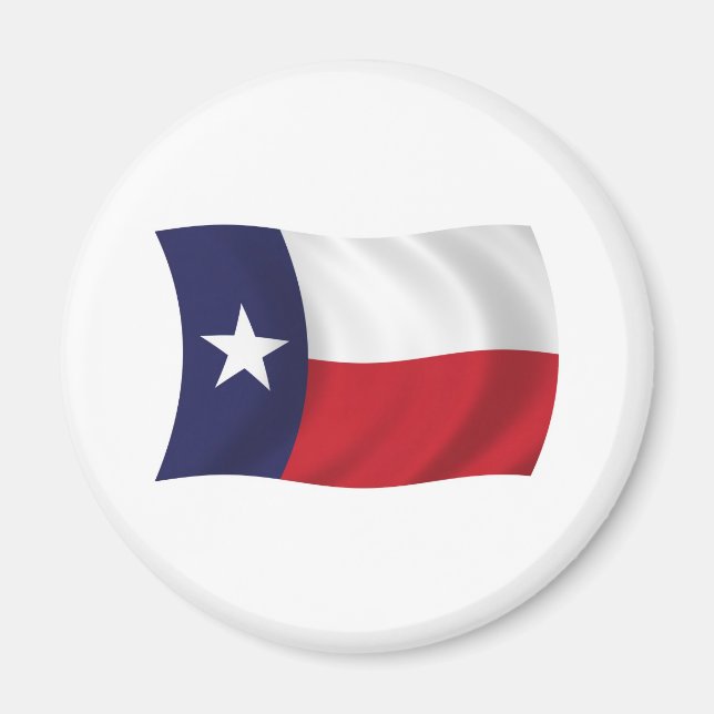 Imán Magnate de Bandera de Texas (Frente)