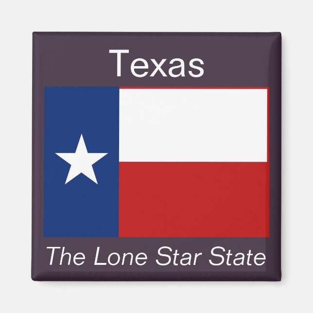 Imán Magnate de Bandera de Texas (Frente)