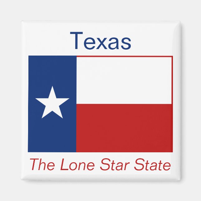 Imán Magnate de Bandera de Texas (Frente)