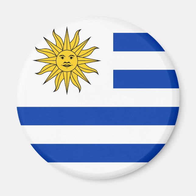 Imán Magnate de Bandera de Uruguay (Frente)