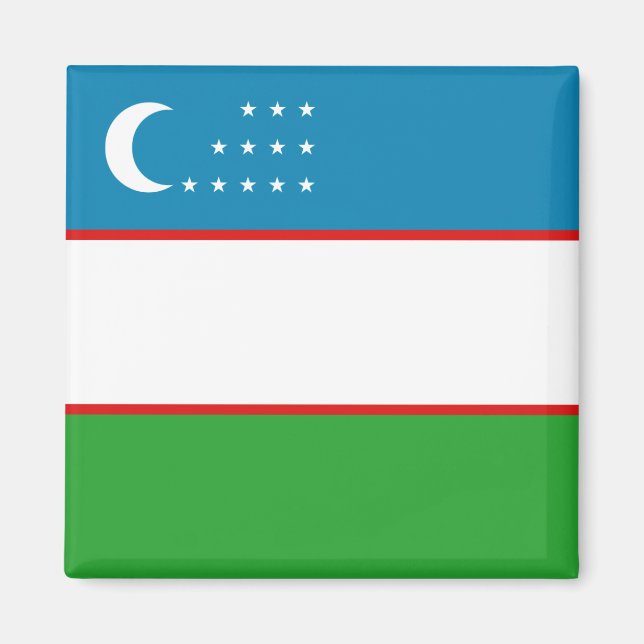Imán Magnate de bandera de Uzbekistán (Frente)